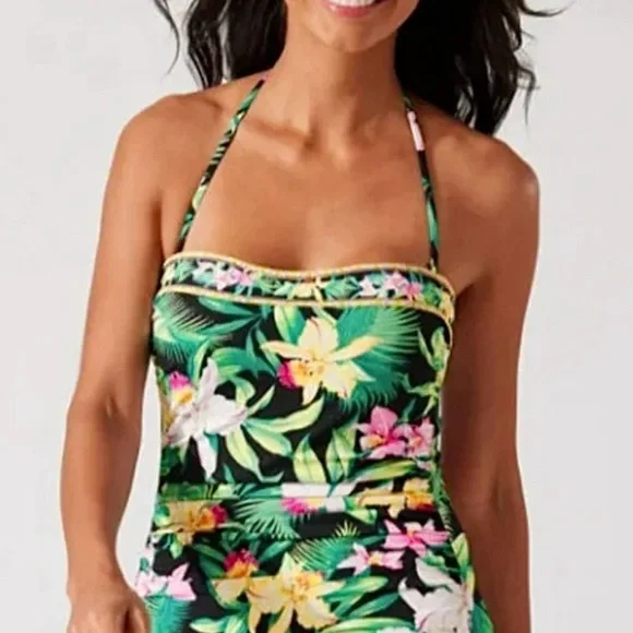 Tommy Bahama Orchid Garden Underwire Bandini Top, 34B Bikinis
